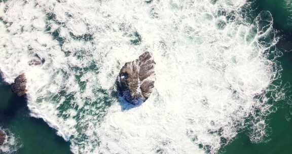 海浪浪花大海波浪