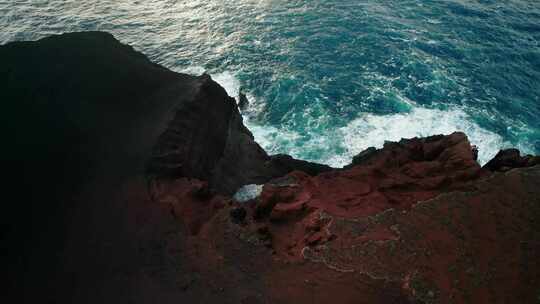 火山岛自然风光航拍