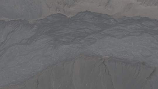 经典航拍俯瞰安吉海大峡谷纹理光影