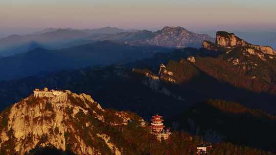 洛阳白云山旅游自然风景航拍