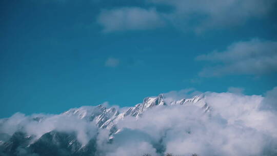 四川九顶山雪山延时2