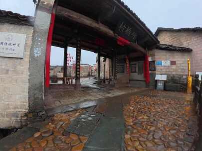 雨中竹桥古村（横屏+竖屏拍摄）