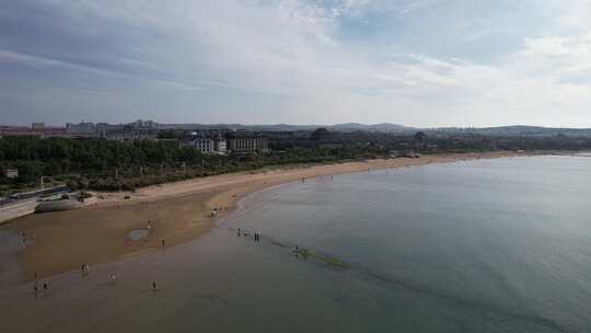 蓝色海洋大海沙滩夏日风景航