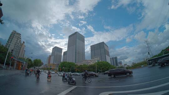 上海中环车流视频素材模板下载