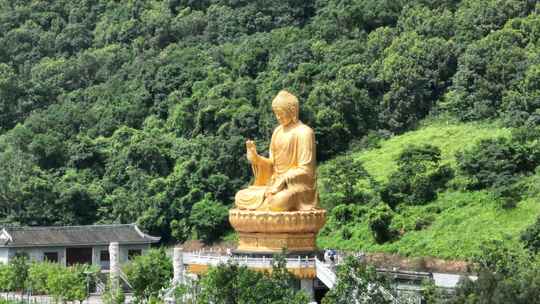 海丰莲花山鸡鸣寺视频素材模板下载