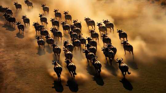 非洲野生动物大迁徙 人与自然