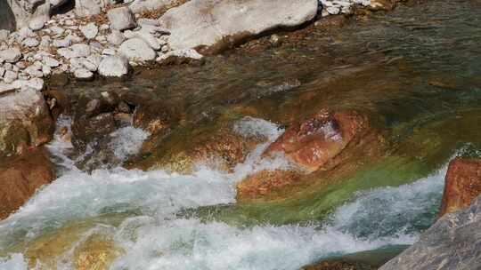 河流溪流水流流水流动视频素材模板下载