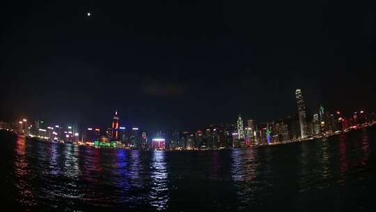 香港维多利亚港湾夜景