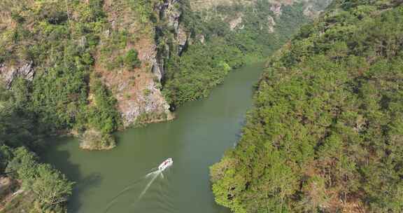 信宜怀乡虎跳峡航拍，江河航拍