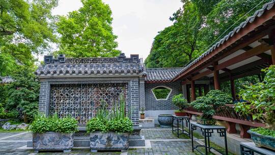 中式古建筑庭院