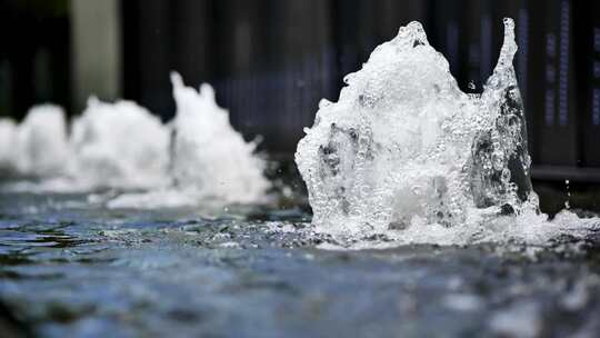 小区园林景观流水水景升格