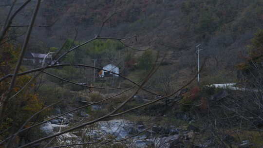 秦岭秋季风景