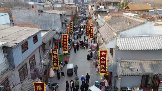 古街老房子老城小吃街游客横移1