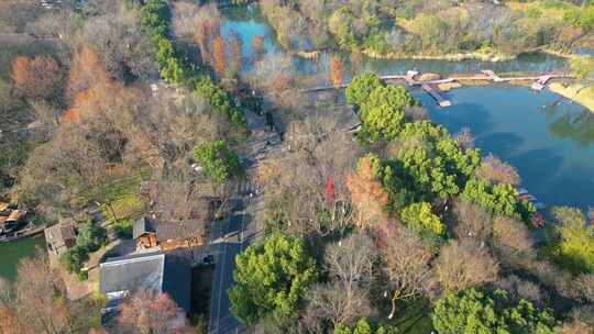 杭州市西湖区西溪湿地美景风景视频素材