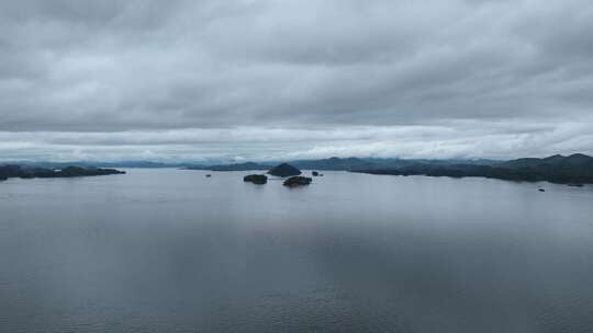 4K延时航拍浙江千岛湖风光