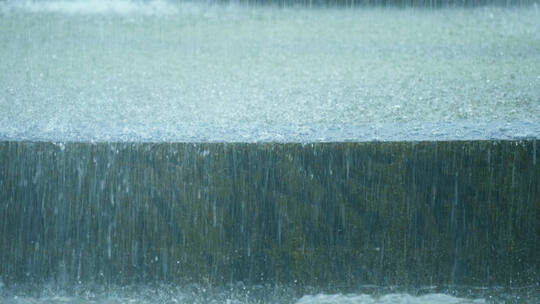 大雨雨滴下雨暴雨雨水视频素材模板下载