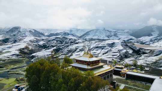 川西寺庙航拍