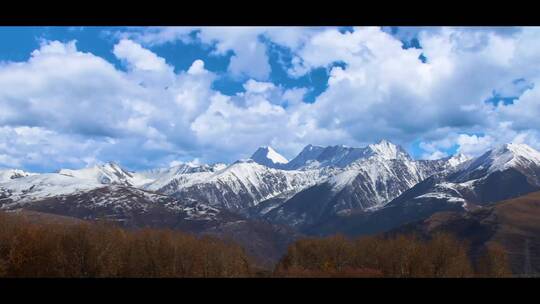 雪山延时 西藏 雪山 延时