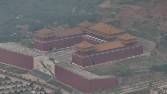 洛阳宫殿灵山寺宣传片建筑航拍