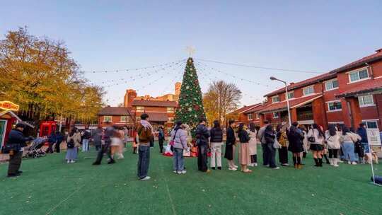 圣诞节节日景观的特色布置