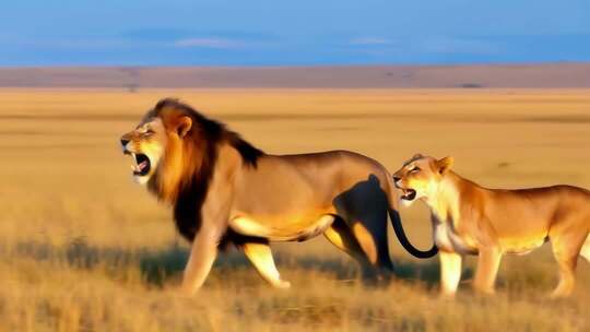 非洲草原野生动物集锦