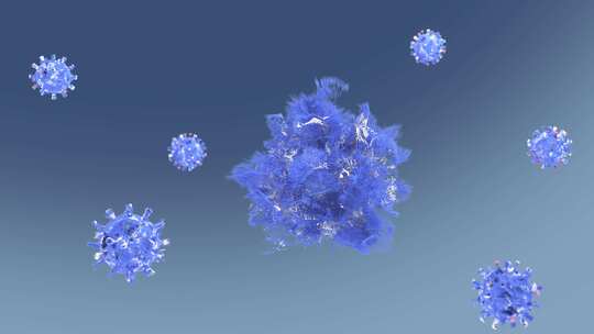 病毒细菌细胞杀灭破坏杀死病菌