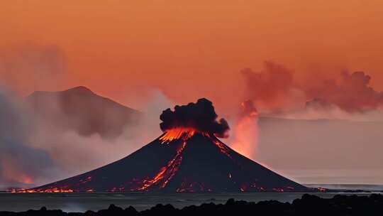 火山岩浆喷发