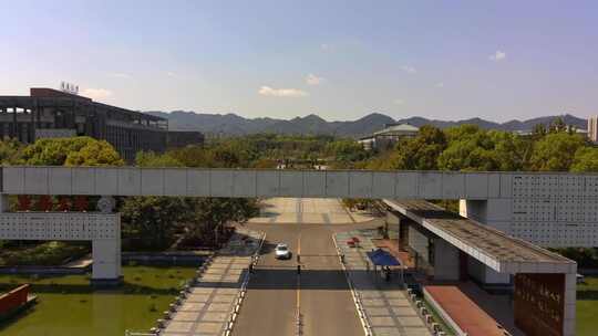 重庆大学航拍空镜视频素材模板下载