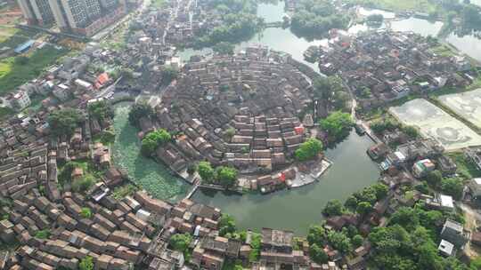 广东肇庆市黎槎村八卦村