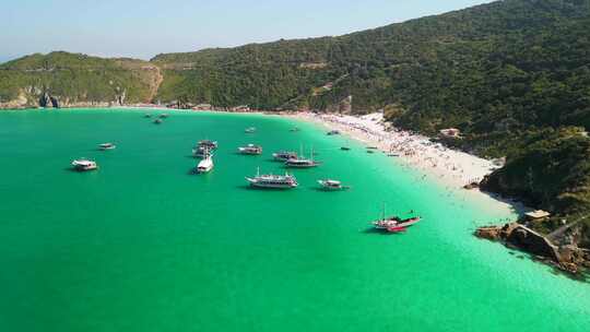 Arraial Do Cabo海滩的空中