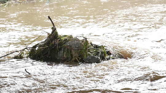 河流 流水 水面 奔流 江河 波涛 波浪翻滚