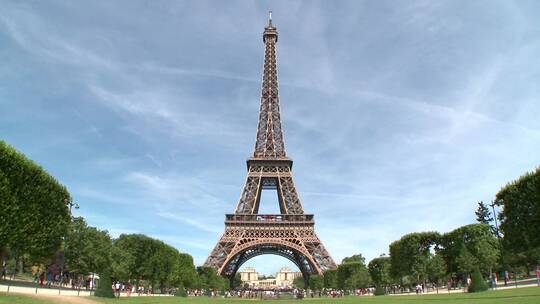 巴黎埃菲尔铁塔视频素材模板下载