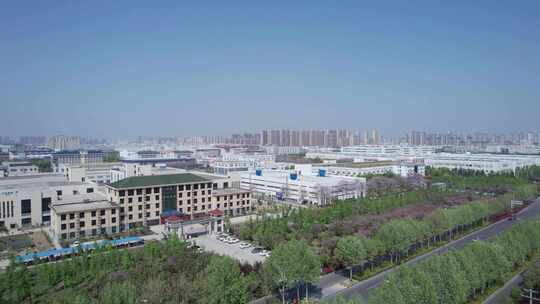 亳州工业园区经济开发区工厂航拍