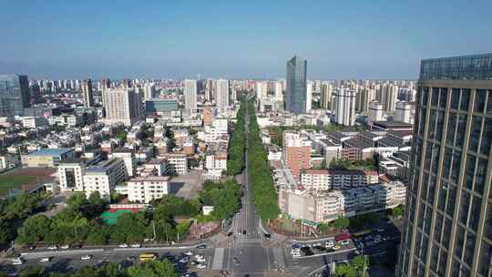 江苏宿迁城市风光航拍