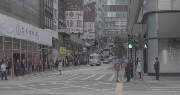 香港街头行人