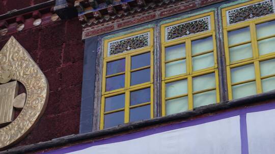 民族园藏族建筑西藏少数民族