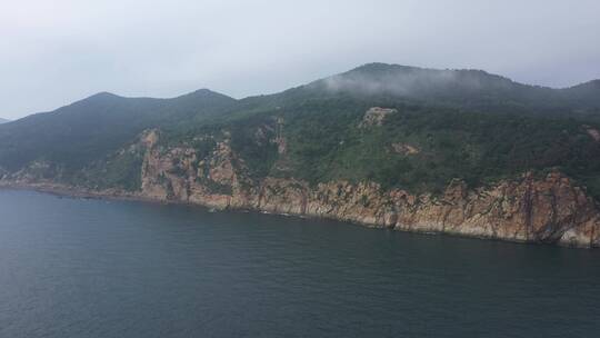 航拍大连滨海路美景