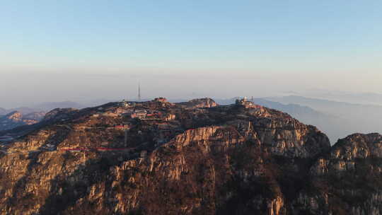 泰安泰山山顶风景