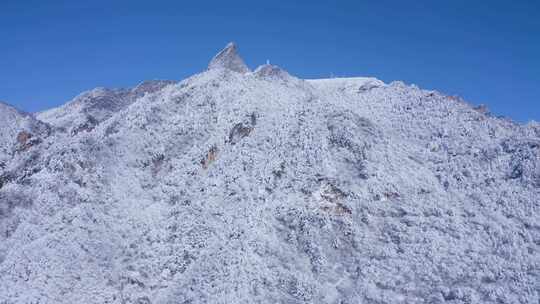 秦岭分水岭 冰雪世界