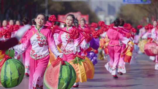 陕北秧歌  榆林  陕西  秧歌  佳县  大秧歌