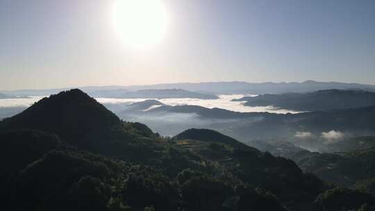 贵州凯里航拍 云雾袅绕的凯里 DJI_0076