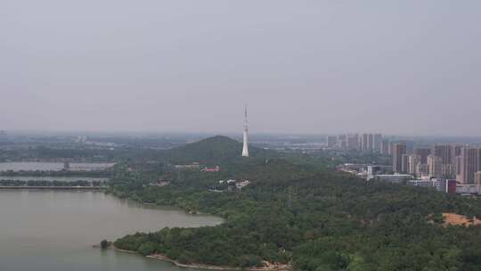 航拍安徽蚌埠城市宣传片