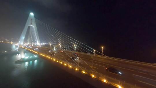 海南省海口市世纪大桥FPV视角