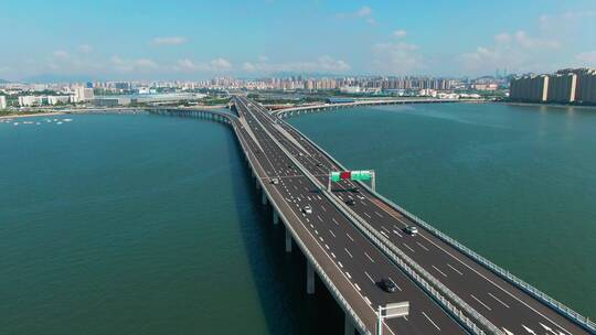 青岛跨海大桥-胶州湾跨海大桥视频素材模板下载