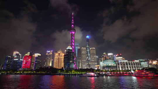 上海陆家嘴城市夜景