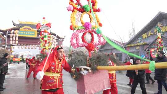 社火表演民俗表演