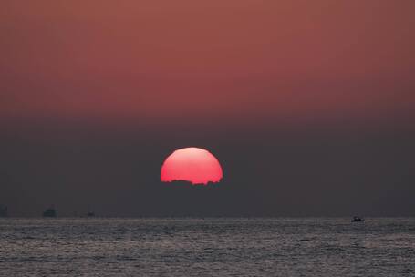 海上日出延时