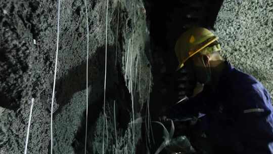 隧道 施工 基建视频素材模板下载