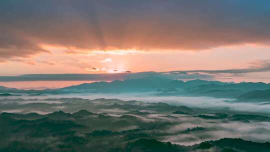 山川云海日出