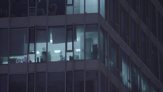 城市车流夜景  繁华都市夜景